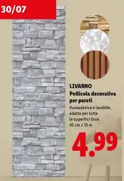 Lidl LIVARNO Pellicola decorativa per pareti offerta
