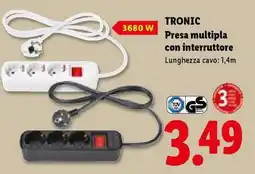 Lidl TRONIC Presa multipla con interruttore offerta