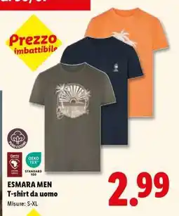 Lidl ESMARA MEN T-shirt da uomo offerta