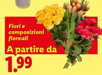Lidl Fiori e composizioni floreali offerta