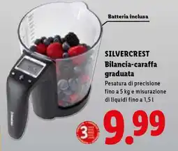 Lidl SILVERCREST Bilancia-caraffa graduata offerta