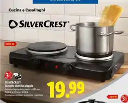Lidl SILVERCREST Fornello elettrico doppio offerta