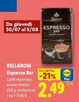 Lidl BELLAROM Espresso Bar offerta