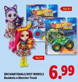 Lidl ENCHANTIMALS/HOT WHEELS offerta
