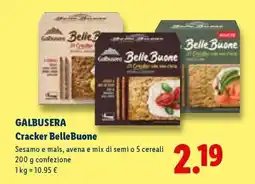 Lidl GALBUSERA Cracker BelleBuone offerta