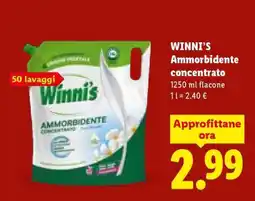 Lidl WINNI'S AMMORBIDENTE CONCENTRATO offerta