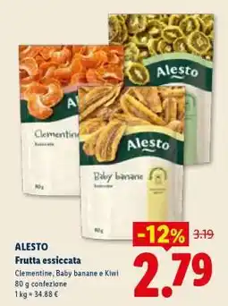 Lidl ALESTO Frutta essiccata offerta