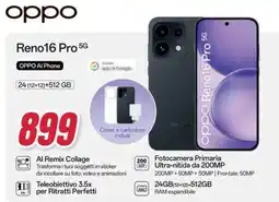 Trony Oppo Reno16 Pro 5G offerta
