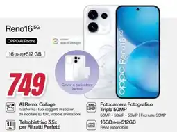 Trony Oppo Reno16 5G offerta