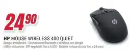 Trony Hp mouse wireless 400 quiet offerta