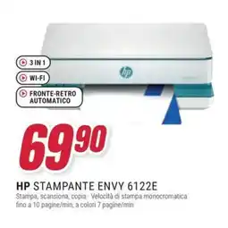 Trony Hp stampante envy 6122E offerta