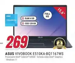 Trony Asus vivobook E510KA-BQ1167WS offerta