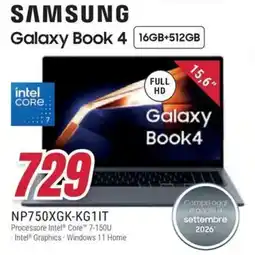 Trony Samsung Galaxy Book 4 NP750XGK-KG1IT offerta