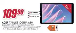 Trony Acer tablet iconia A10 offerta