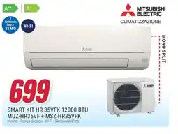 Trony Mitsubishi electric smart kit HR 35VFK 12000 BTU MUZ-HR35VF+ MSZ-HR35VFK offerta