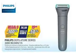 Trony Philips depilatore series 3000 BG348/15 offerta