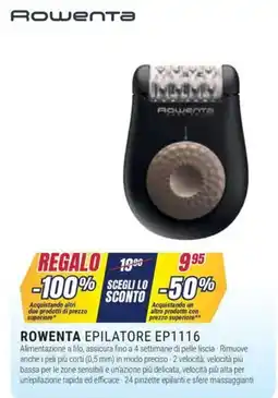 Trony Rowenta epilatore EP1116 offerta