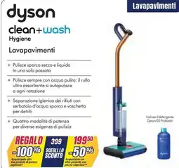 Trony dyson clean+wash offerta
