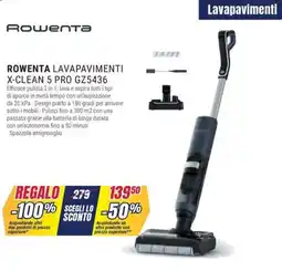 Trony Rowenta lavapavimenti x-clean 5 pro GZ5436 offerta
