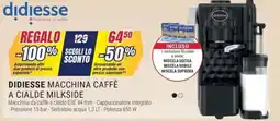 Trony Didiesse macchina caffè a cialde milkside offerta