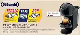 Trony De longhi macchina caffè a capsule genio plus offerta