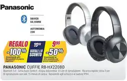 Trony Panasonic cuffie RB-HX220BD offerta