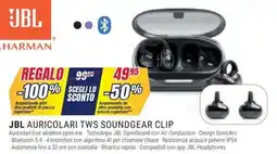 Trony Jbl auricolari tws soundgear clip offerta