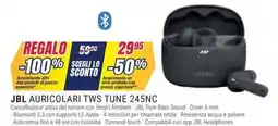 Trony Jbl auricolari tws tune 245NC offerta