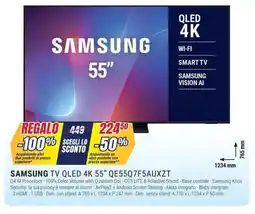 Trony Samsung tv qled 4k 55" QE55Q7F5AUXZT offerta