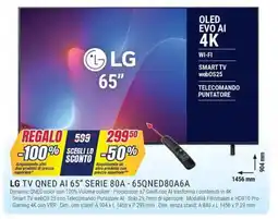 Trony Lg tv qned ai 65" serie 80A - 65QNED80A6A offerta