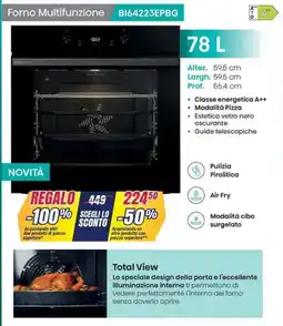 Trony Hisense Forno Multifunzione B164223EPBG offerta