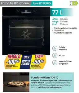 Trony Hisense Forno Multifunzione B164213SEPBG offerta