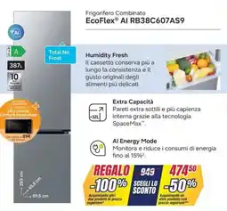 Trony Samsung Frigorifero Combinato EcoFlex Al RB38C607AS9 offerta