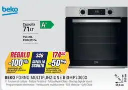 Trony Beko forno multifunzione BBIMP2300X offerta