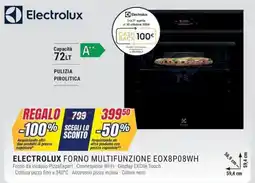 Trony Electrolux forno multifunzione EOX8P08WH offerta