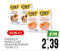 SpesAmica Parmalat panna chef salmone/funghi offerta