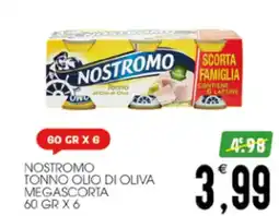 SpesAmica Nostromo tonno olio di oliva megascorta offerta