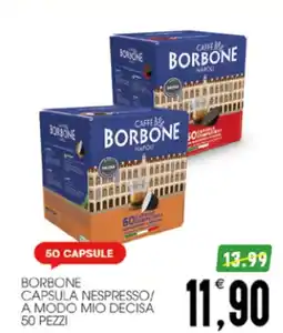 SpesAmica Borbone capsula nespresso/a modo mio decisa offerta