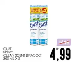 SpesAmica Oust spray clean scent bipacco offerta