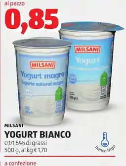 ALDI MILSANI YOGURT BIANCO offerta