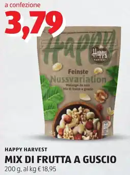ALDI HAPPY HARVEST MIX DI FRUTTA A GUSCIO offerta