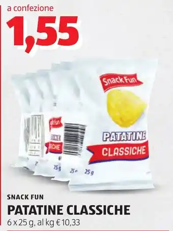 ALDI Snack Fun Patatine Classiche offerta