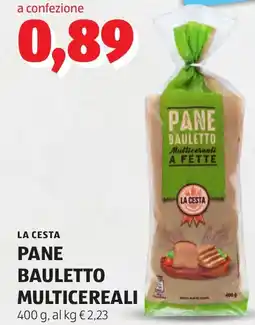 ALDI LA CESTA PANE BAULETTO MULTICEREALI offerta