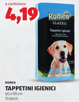 ALDI Romeo Tappetini Igienici offerta