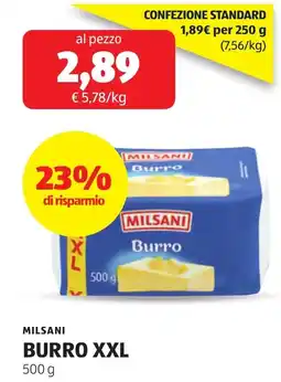 ALDI MILSANI BURRO XXL offerta
