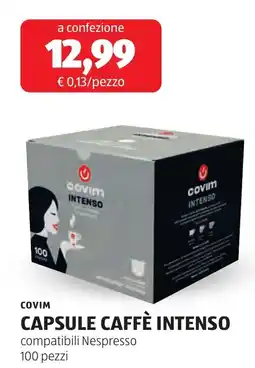 ALDI Covim Capsule Caffè Intenso offerta