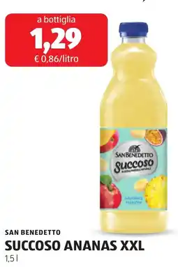 ALDI SAN BENEDETTO SUC COSO ANANAS XXL offerta