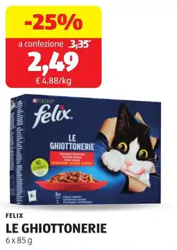 ALDI FELIX LE GHIOTTONERIE offerta