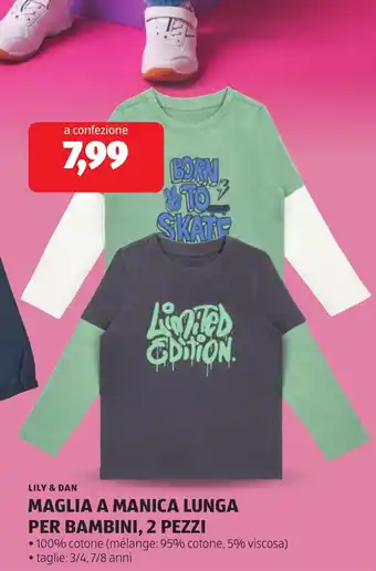 Lily & dan maglia a manica lunga per bambini