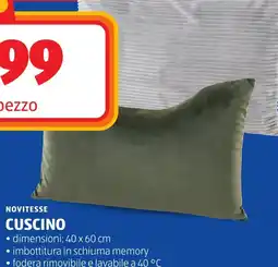 ALDI Novitesse cuscino offerta